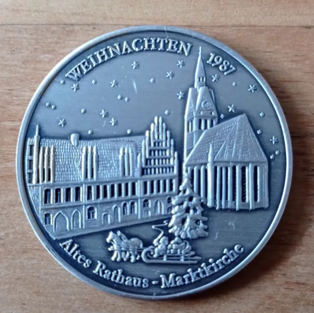 999 er Silber Medaille, Weihnachten 1987, Altes Rathaus - Marktkirche
