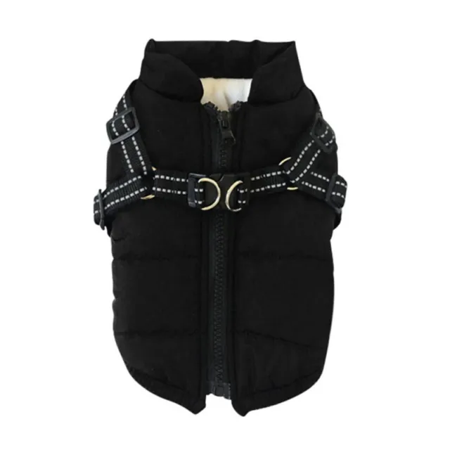 Winter Pet Dog Coat Pet Dog Jacket with Harness Breathable for Small Large