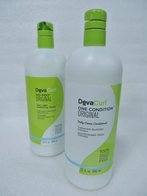 Deva Curl No Poo Original Cleanser & One Condition 32 Oz Duo! Deva Curl No Poo Original Cleanser & One Condition 32 Oz Duo!