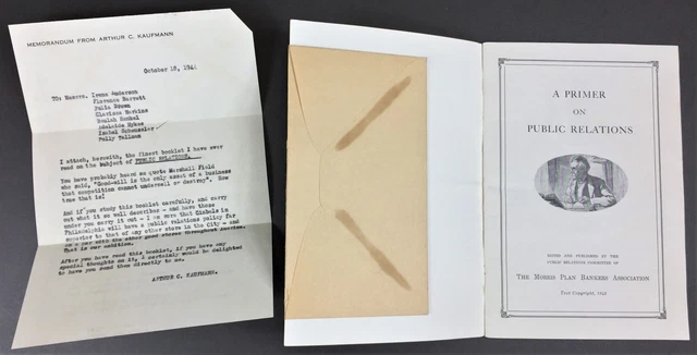 Gimbel Brothers Gimbels Department Store STAFF Memorandum & Book Philadelphia PA