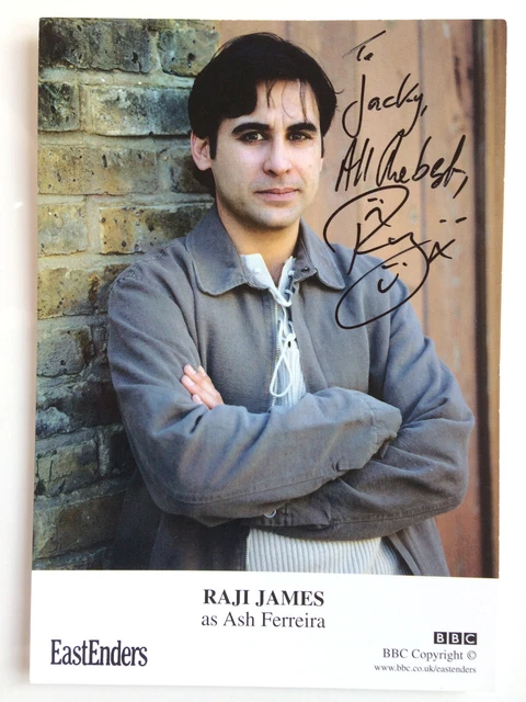 Raji James - EastEnders - Original Hand Signed Autograph