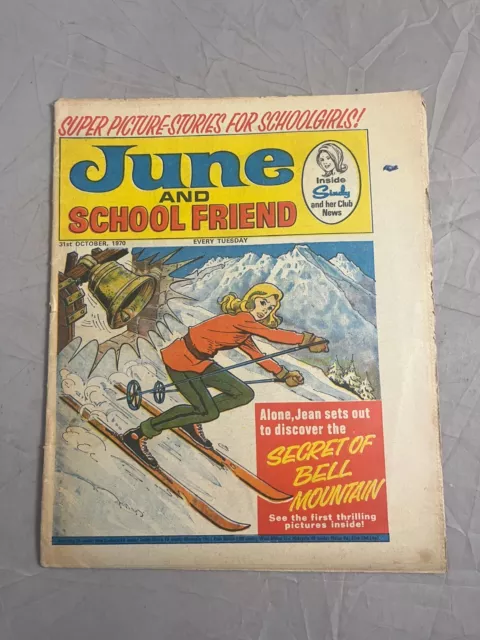 June and School Friend Comic  IPC Magazines UK 31st October 1970