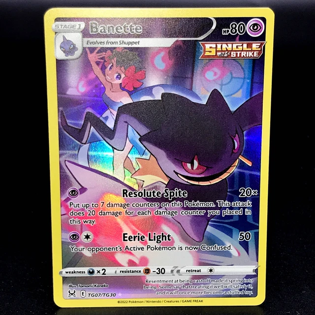 Banette - SWSH Lost Origin TG07/TG30 - Full Art Rare Pokemon Card