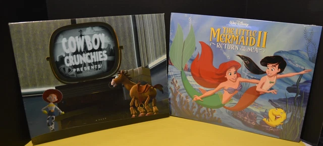 Lot of 2 Disney Original Lithographs TOY STORY/LITTLE MERMAID II -NEW!