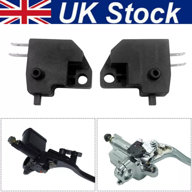 2x Universal Front Lever Brake Switch Motorcycle Stop Light Pit Quad Bike Scoo