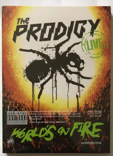 Prodigy Live Worlds On Fire CD and DVD New Sealed 711297880427