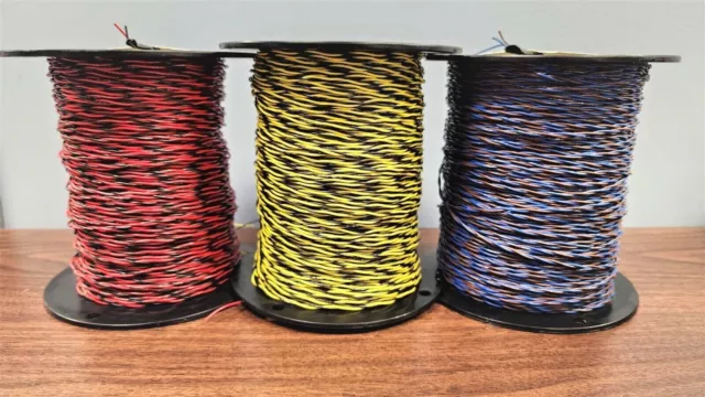 UL1061 - 2 Conductor- 22 AWG Twisted Wire - No Jacket - Choose Color and Length