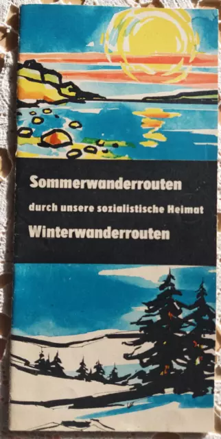 Sommerwanderrouten Winterwanderrouten durch unsere sozialistische Heimat ktw 62