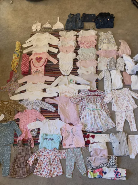 baby girl 0-3 months bundle 50+ Items 🌸