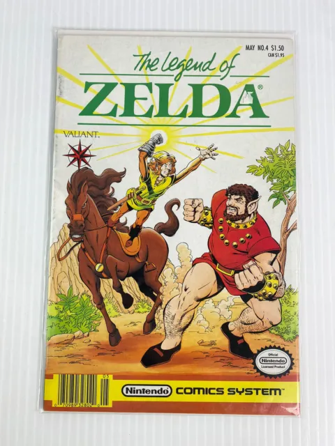 The Legend Of Zelda Valiant Comics Vol. 1  No. 4 May 1991 Nintendo Comics System