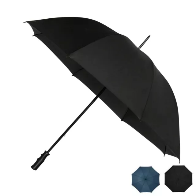 Lightweight Golf Umbrella Wind Resistant Fibreglass - Big Full Size 130cm Canopy