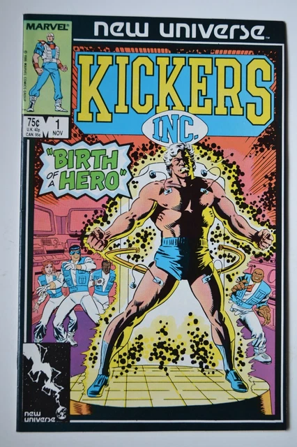 Kickers Inc. Vol.1 # 1 November 1986 VF/NM Marvel Comics