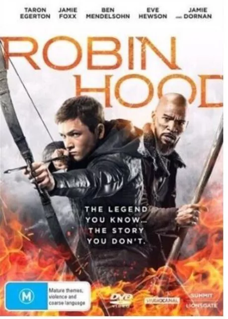 Robin Hood (DVD, 2018) Taron Egerton Action Region 4