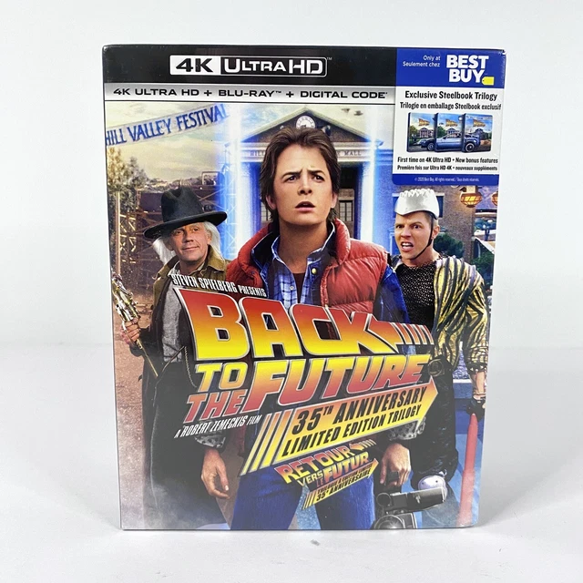 BACK TO THE Future Trilogy [35th Anniversary SteelBook] [4K + BluRay