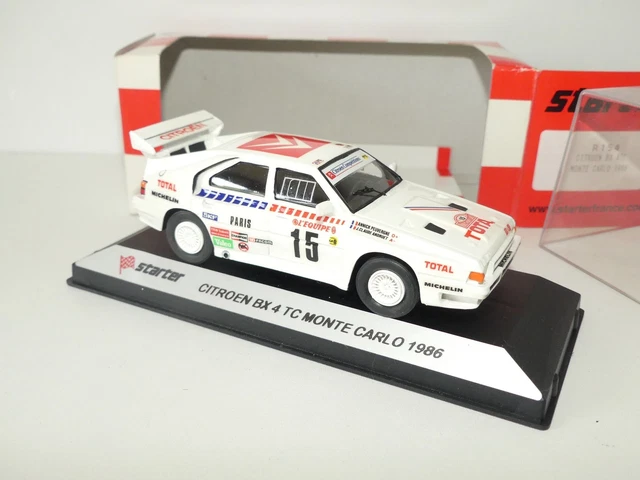 Citroen bx 4tc rally monté carlo 1986 1/43 - Collection