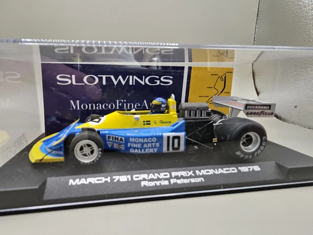 Fly March 761 - Ronnie Peterson - Vainqueur GP Italie 1976 - Miniature Coffret