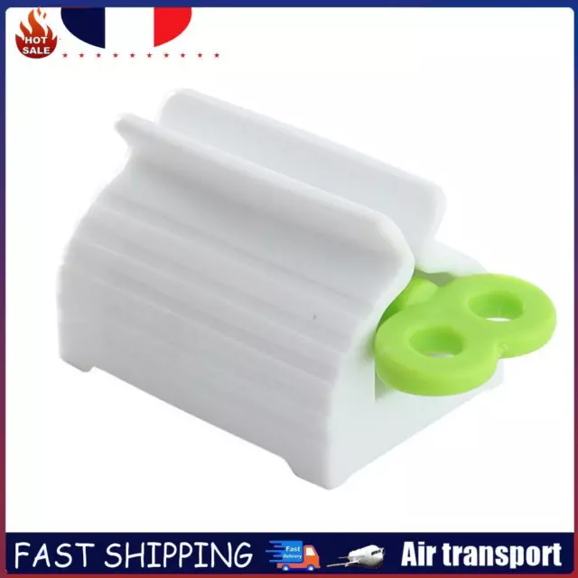 Plastic Facial Cleanser Clips Toothpaste Squeezer for Hair Dye Cosmetics (Green)