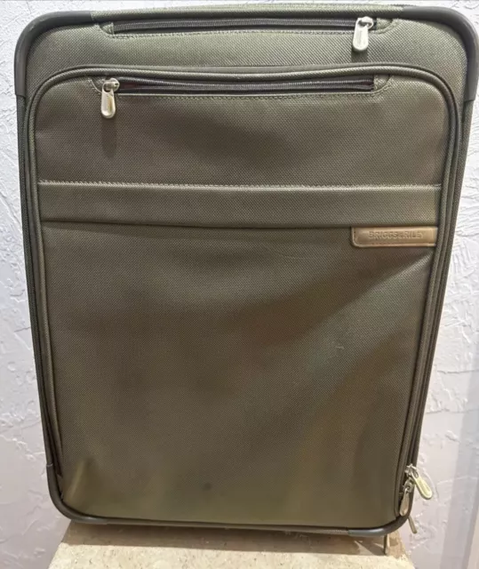 BRIGGS RILEY U121CXW 7 Baseline Expandable 21 Olive Upright Rolling Carry On 162.75 PicClick