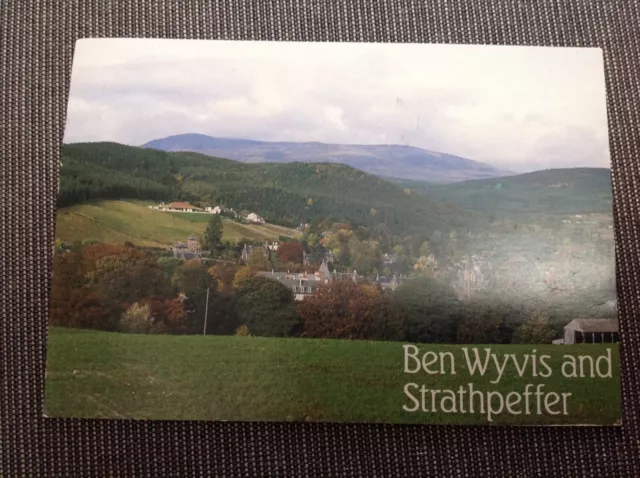 used Scottish postcard: Ben Wyvis and Strathpeffer - Ross-shire