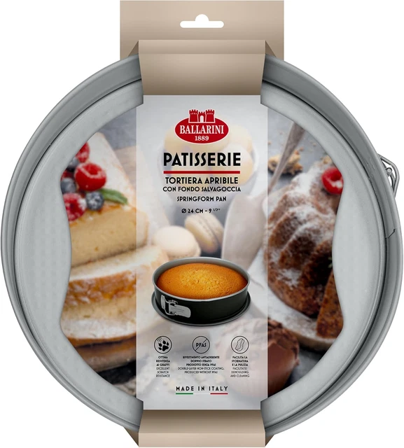 Tortiera Apribile 2 Fondi Ø 30 Cm - Antiaderente, Nero - Made In Italy - Linea Gardenia - Foto 6