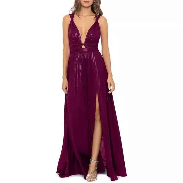 AQUA WOMENS LADDER Stitch Long Prom Evening Dress Gown BHFO 7101 $55.99 ...