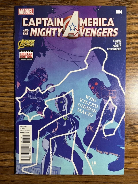 Captain America And The Mighty Avengers 4 Luke Ross Cover Marvel Comics 2015