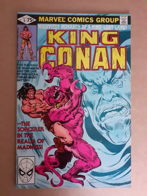 King Conan No 5  Conan The Barbarian 1981 Very Fine Near Mint Marvel Comic