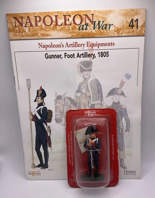 Del Prado Napoleon at War #41 Gunner Foot Artillery 1805 With Magazine
