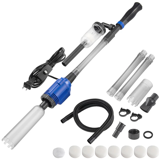 Electric Aquarium Gravel Fish Tank Cleaner Automatic Water Changer Filter Vacuum