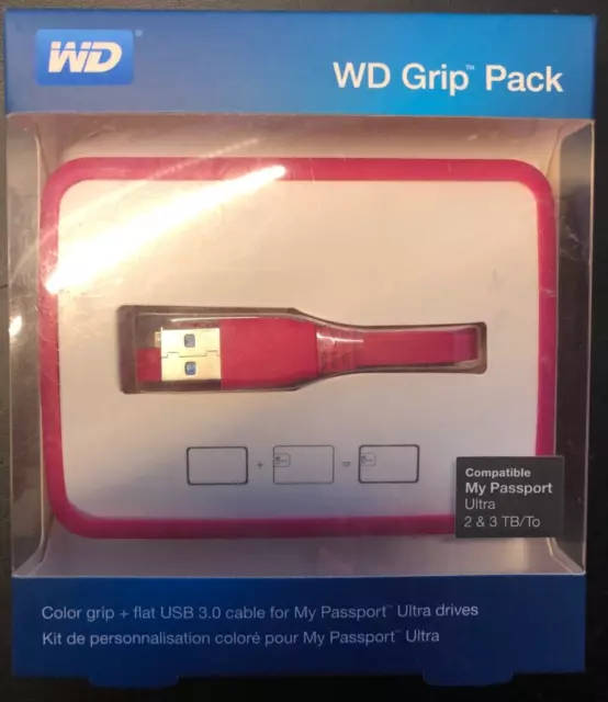 WD Grip Pack für My Passport Ultra 2-3 TB/TO. Fushia.