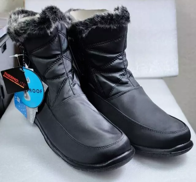 TOTES sz 10 Womens DALIA Snow Winter Boots Waterproof Insulated Breathable 45446 3