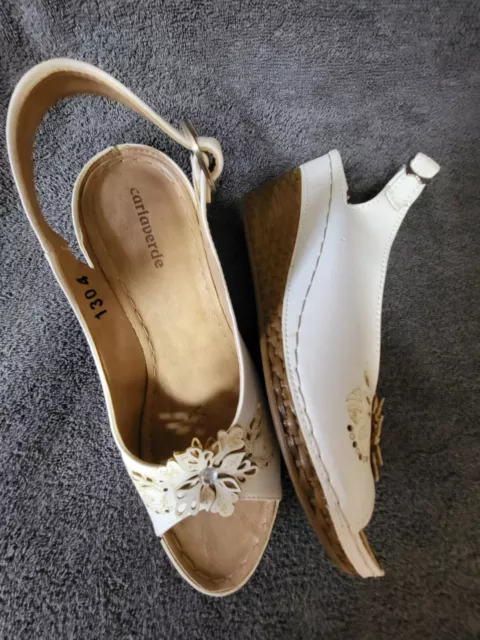 LADIES PAVERS ATOMIC By CARLA VERDE wedges In Exc Conf. Size 7 40