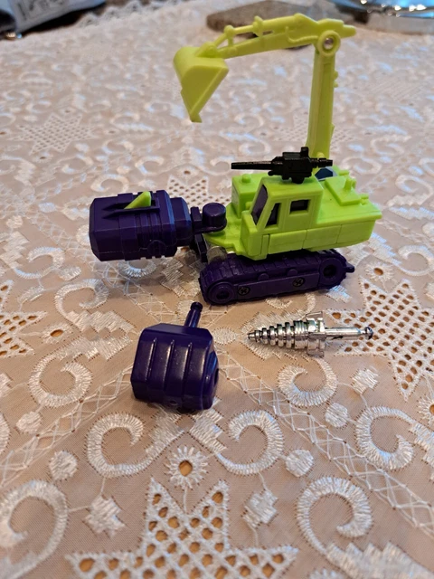 VINTAGE G1 TRANSFORMERS Decepticon Constructicon Scavenger Devastator ...