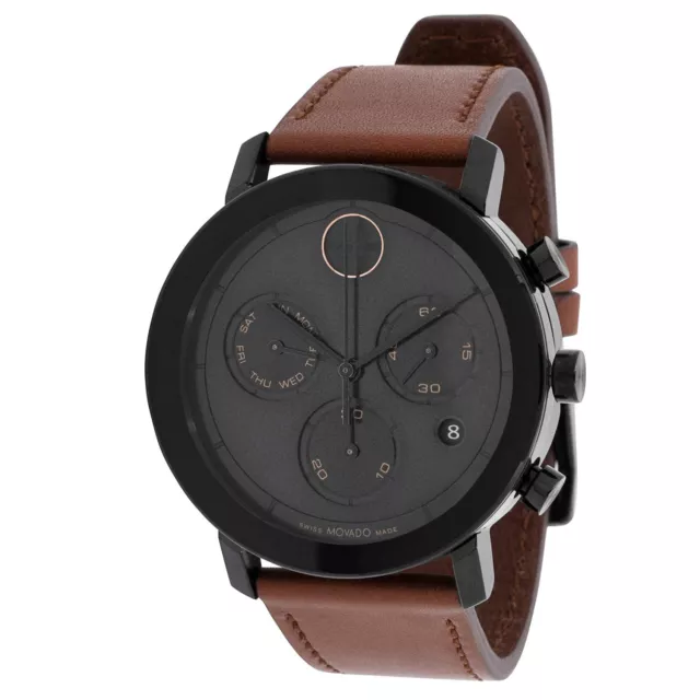 Movado 3600884 Men's Bold Evolution Black Dial Quartz Watch