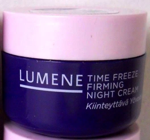 Lumene Time Freeze Firming Night Cream Intensive Overnight Repair 0.5oz RARE HTF