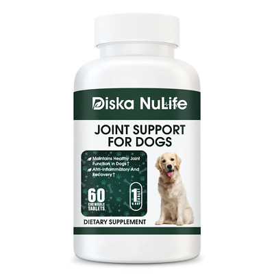 Hip & Joint Support for Dogs | Relieve Your Dogs Arthritis | 60 Chewable Tablets