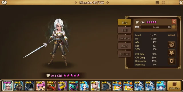 COMPTE SUMMONERS WAR EU|7LD OP EUR 800,00 - FR