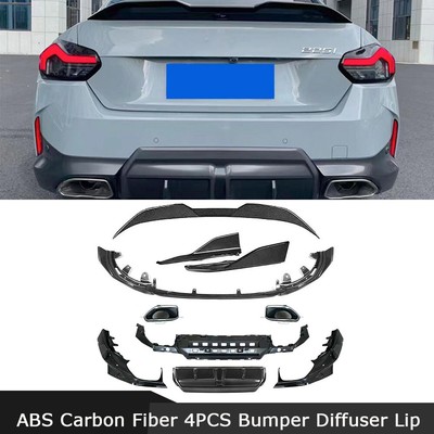 Aero SET 4 AERO FLAPS LAME SPOILER PARAURTI ADESIVO HYUNDAI H350 CARBON LOOK 