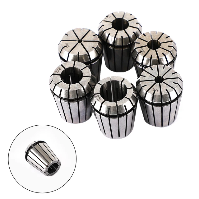 6X ER32 Spring Collet Set For CNC Milling Lathe Tool Engraving Machine Steel  SF