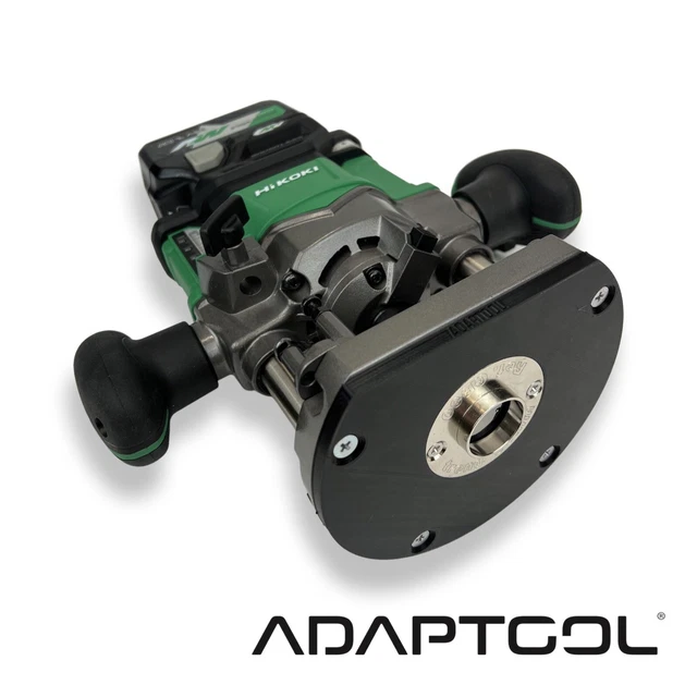 HIKOKI ROUTER BASE PLATE Guide Bush Adaptor HIKM3612DAJP 1/2 Plunge ...