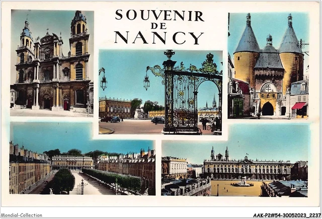 AAKP2-54-0147 - NANCY - Place Stanislas - Jean Lamour Grids - The Cathedral