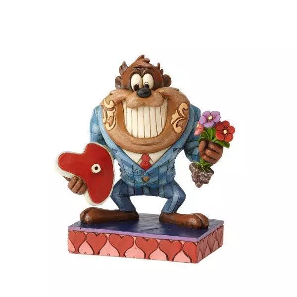 Looney Tunes by Jim Shore Date Night with Taz (Taz) Personality Pose Figurine