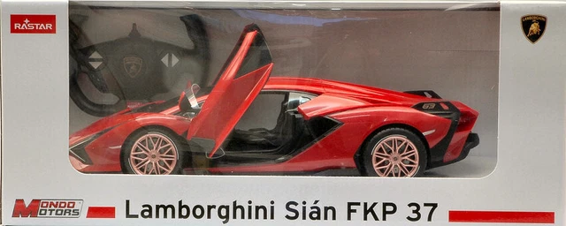 Turbo Challenge Lamborghini Sian RC 1/16 – Voiture Télécommandée Bleu Métallisé – 2,4 GHz – Vitesse 10 Km/h – Dès 6 Ans