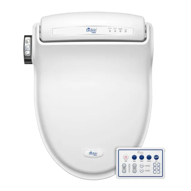 Bio Bidet by Bemis BB1000W Supreme Warm Water Bidet Toilet Seat, Elongated,White