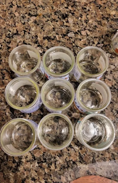 Tarros de vidrio de yogur OUI 12 vacíos