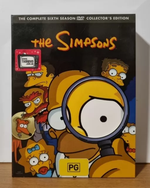 THE SIMPSONS SEASON 6 DVD 1995 VGC COMEDY ANIMATION 10.00