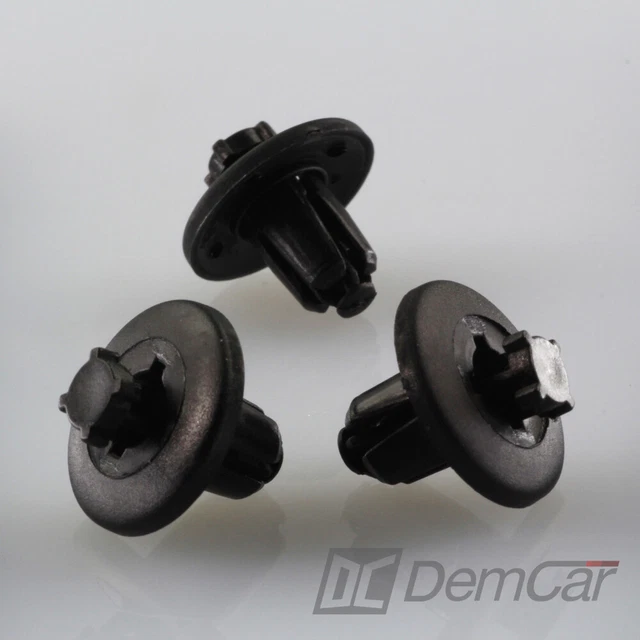 JASMKLX Lot De 20/10 Clips De Doublure Et Garde-Boue Avant - Compatibles Mitsubishi L200, Colt MU000705, MU000319 - Fixation Plastique Robuste