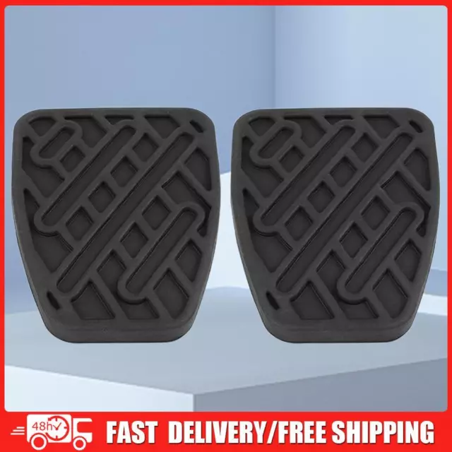 2Pcs Clutch Foot Pedal Pad 46531JD00A Foot Pedal Cover for Nissan Qashqai 07-16