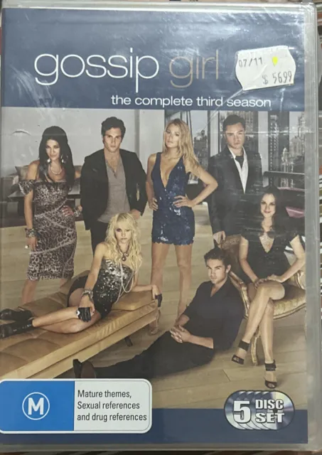 DVD SERIES: GOSSIP Girl Complete 3rd Season - 5 Disc (New & Sealed) $7.00 -  PicClick AU