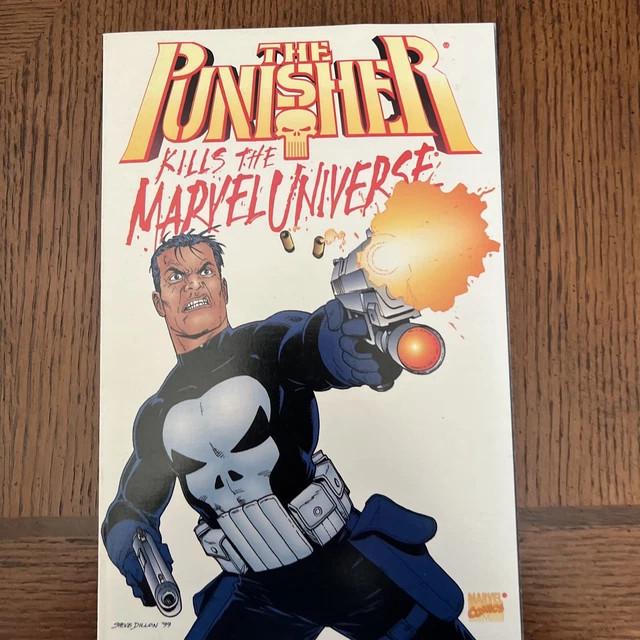 The Punisher Kills The Marvel Universe TPB • Rare OOP 3rd Print Garth Ennis